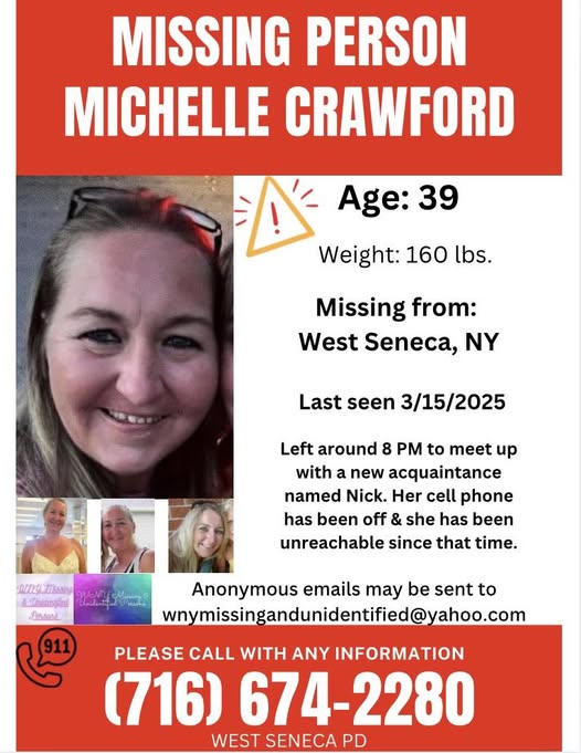 Michelle Crawford Missing, West Seneca, NY – 39-Year-Old Woman Last Seen at Red Roof Inn in Batavia