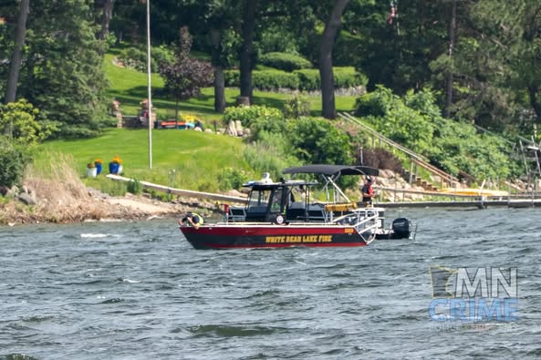 Emergency Response at White Bear Lake Following Water Rescue Near Dellwood Road and Echo Street