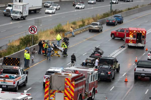 Fatal Motorcycle Crash Shuts Down Lanes on 57 Freeway in Fullerton